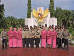 Sambut HUT Polwan Ke-74, Polwan Polres Asahan Ziarah Dan Tabur Bunga Di Taman Makam Pahlawan