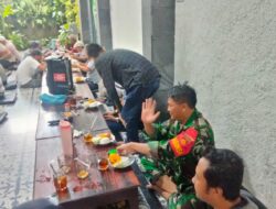 Babinsa Kratonan Hadiri Acara Laporan Kegiatan Jalan Sehat Hari Kemerdekaan