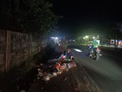 Wujudkan Kebersihan Babinsa Melaksanakan Patroli Gabungan Dalam Penertiban Tempat Pembuangan Sampah (TPS) Ilegal 