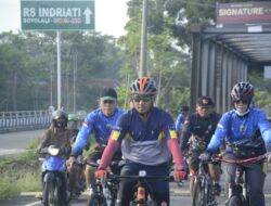 Peduli Kesehatan Anggota, Dandim Boyolali Ajak Gowes Anggota