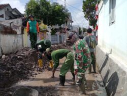 Melalui Program KBD, Koramil 04/Jebres Gelorakan Semangat Goyong Royong