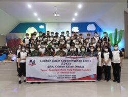 Babinsa Laksanakan Kegiatan Latihan Dasar Kepemimpinan Siswa di Sekolah SMA Kristen Kalam Kudus