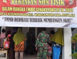 Tekan Angka Kematian Ibu dan Anak saat Melahirkan, TMMD sengkuyung Tahap III Gelar Safari KB