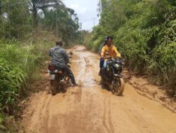 “Akses Jalan Desa Rantau Jering Kecamatan Lembah Masurai Kabupaten Merangin – Jambi Perlu Perbaikan”