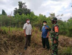 Babinsa Kulim Bersama MPA Laksanakan Sosialisasi Dan Patroli Rutin Di Wilayah Rawan Karhutla