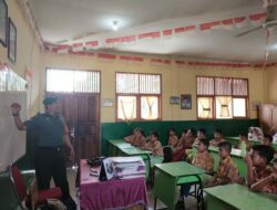 Babinsa Koramil 03/Senapelan Berikan Pemahaman Butir-Butir Pancasila di SDN 124 Pekanbaru 