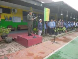 Danramil 03/Senapelan Jadi Pembina Upacara Memperingati Hari Pahlawan Di SMAN 7 Pekanbaru