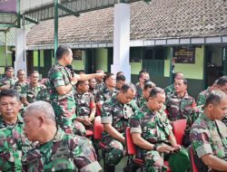 Jaga Netralitas TNI, Anggota Kodim 0726/Sukoharjo laksanakan Apel dan Pengarahan Pam Pilkades dari Dandim 0726/Sukoharjo