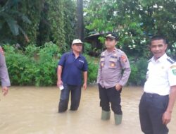 IPDA AKMALUDDIN, SH., MH PASTIKAN KONDISI BANJIR DAN KESELAMATAN WARGA