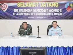 Kadisops LANUD ZAM Giat Exit Meeting Dalam Rangka Pengawasan Internal Itkoopsud II