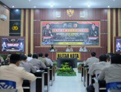 Persiapan Nataru, Polres Blitar Kota Gelar Rakor dengan Instansi Terkait