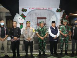 Pastikan Perayaan Natal Aman, Kapolres Blitar Kota Cek Gereja dan Pos Pengamanan