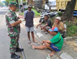 Orang Nongkrong di Jalan Jadi Sasaran Komsosnya Babinsa Kemlayan