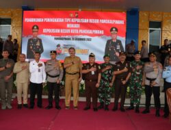 Kapolda Kep. Bangka Belitung Pimpin Upacara Pengukuhan Kenaikan Tipe Polresta Pangkalpinang