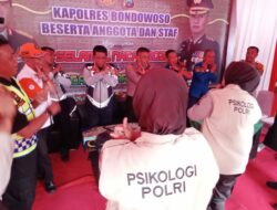 Polres Bondowoso Beri Ice Breaking untuk Personel Jaga Pos Pam dan Pos Yan Nataru Cegah Stres dan Suntuk