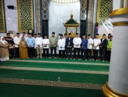 Danramil 03/Senapelan Menghadiri Pelantikan dan Pengukuhan Dewan Pengurus Masjid Raya Pekanbaru Periode 2022-2027 