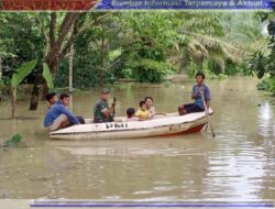 Himbau Warga Waspada Banjir, Koramil Panimbang Rutin Gelar Patroli Wilayah