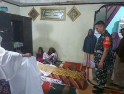 Bentuk Kepedulian, Babinsa Kelurahan Kampung Dalam Melayat Ke Rumah Warga Binaan