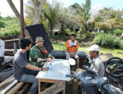 Ngobrol Bareng Bersama Warga Binaannya, Sertu Jamil Candra Tekankan Jaga Kebersihan Lingkungan