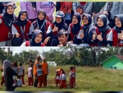 Pemerintah Kampung Bumi Merapi Laksanakan Giat Gotong Royong Bersama Mahasiswa KKN UNILA