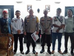 4 Awak Media Online  Bangka Belitung Dalam Giat Bersiraturahim Ke Kapolsek Tamansari 