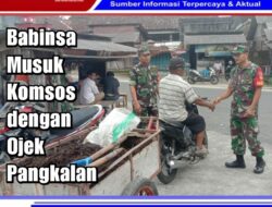 Babinsa Musuk Komsos dengan Ojek Pangkalan