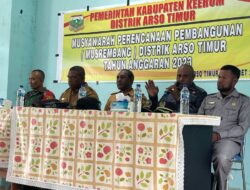 Musrenbang Distrik Arso Timur Kampung Kikere, Ka Distrik: “Kebutuhan Riil Harus Jadi Prioritas”