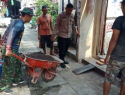 Sinergitas TNI-Polri di Wilayah Kecamatan Jebres Dalam Renovasi Rumah Tidak Layak Huni