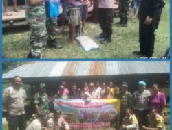 Beri Bantuan Sembako Seadanya Pada Anak Mengalami Stunting Dipimpin Ketua Paguyuban TNI/POLRI, BRIMOB Asli Sumba