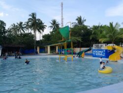 Wahana Waterpark di Coconut Island Carita Pandeglang Jadi Favorit Pengunjung