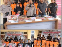 Press Conference, Kasus Pengeroyokan di Sajira Enam Pelaku Berhasil Diamankan Sat Reskrim Polres Lebak