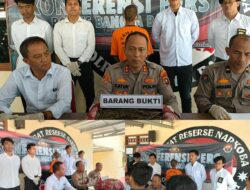 Konferensi Pers Narkotika, Polres Bangka Barat Sita 2 Kg Ganja