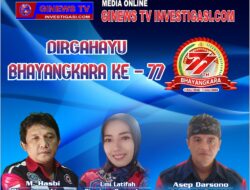 Media Online GINEWS TV INVESTIGASI Mengucapkan Selamat Hari Bhayangkara Polri Ke-77 Tahun 2023