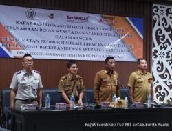 Disbunak Pemkab Barito Gelar Acara RAD – KSB Tahun  2023