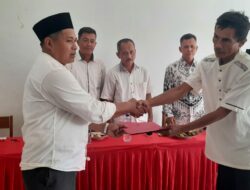 Sertijab Kepala Sekolah di Dinas Pendidikan Kecamatan Cigemblong Berjalan Lancar