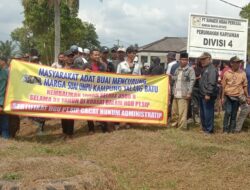 “Marga BUAY MENCURUNG Turun Ke Lahan Diduga Akan Ambil Paksa Tanah Ulayat Dengan PT. SIP, Disini Selengkapnya !?