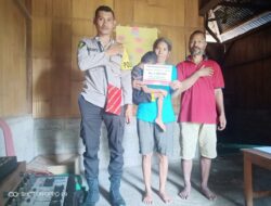 KEGIATAN PENYERAHAN DONASI OPS. PENGOBATAN SEPTEMBER 2023 DARI KITABISA.COM OLEH POLISI RW POLRES MANGGARAI TIMUR KEPADA PENYANDANG DISABILITAS ANAK