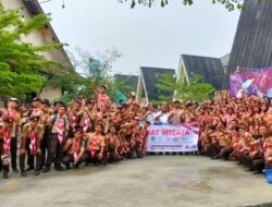 Kunjungan Wisata Peserta Raimuna Daerah VI ke Pasar Kreatif dan Seni Lampung Menjadi Ajang Mengenal dan Belajar Berbagai Karya Seni