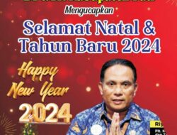 Plt. Kadis Beserta Pegawai dan Staf DPUTR Kab. Pati Mengucapkan Selamat Natal & Tahun Baru 2023-2024