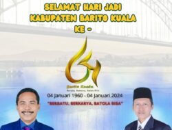 H. Jahrian, SE Ketua & HM. Marli, SE Sekretaris DPD Partai Nasdem Kabupaten Barito Kuala : Selamat Hari Jadi Ke-64 Kabupaten Barito Kuala (04 Januari 1960 – 04 Januari 2024)