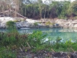 “Terlihat Menantang,  Inisial N Oknum Warga Desa Mentawak Diduga Pemilik Tambang Haram (PETI) Jenis Dompeng Mengaku Telah Memiliki Izin ?!”