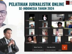 Narasumber Utama Pelatihan Jurnalistik Se-Indonesia, Wahyudi Berikan Strategi Wartawan Hindari Kekerasan dan Kriminalisasi