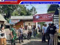 TNI/Polri Pasrujambe Lumajang Pastikan Keamanan Pemilu Turun Ke TPS