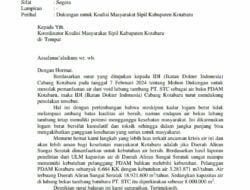 MENGAPA, “WARGA DIDUGA TOLAK AIR BAKU MINUM PDAM DARI LUBANG TAMBANG BATUBARA PT. STC ?!”