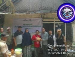 Seorang Janda asal Dusun Krajan Kab. Banyuwangi Mendapat Bantuan Program RTLH dari BAZNAS