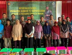 Dandim 0728/Wonogiri Beserta Jajaran Forkopimda Terima Kunjungan Kerja Pangdam IV/Diponegoro
