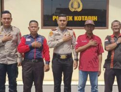 Sinergitas Polsek Kotarih Bersama Wartawan, Guna Dukung Ciptakan Kamtibmas Kondusif