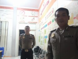 Kesiapsiagaan Polres Banjar Melaksanakan Penjagaan di Kantor Bawaslu Kota Banjar