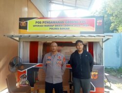 Cegah Tindak Kriminalitas di Gudang Logistik KPUD Kota Banjar Polres Banjar Perketat Penjagaan