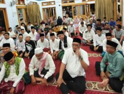 Kapolres bersama Pj. Walikota dan Forkopimda Kota Banjar Menunaikan Sholat Taraweh Berjamaah